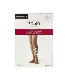 MEDIA CORTA FARMALASTIC FTE C/PUNTE GDE – foto del producto media corta farmalastic