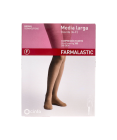 MEDIA LARGA FARMALASTIC FUERTE BLON GDE – foto del producto media larga farmalastic