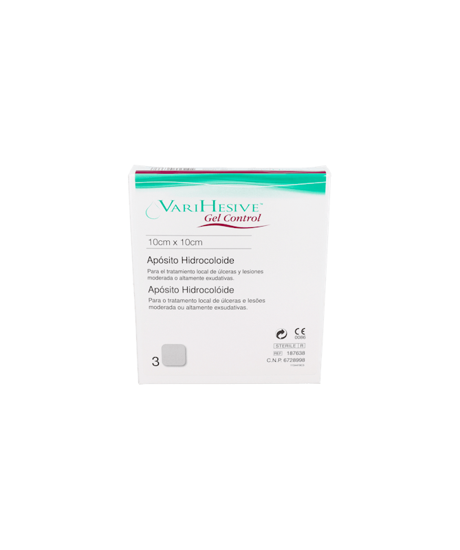 VARIHESIVE GEL CONTROL 10X10 3 APOSITOS – foto del producto cada varihesive gel