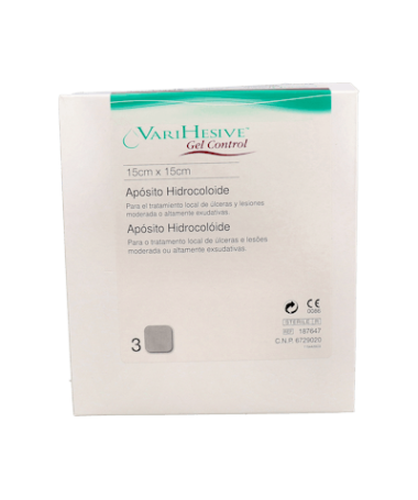 VARIHESIVE GEL CONTROL 15X15 3 APOSITOS – foto del producto cada varihesive gel