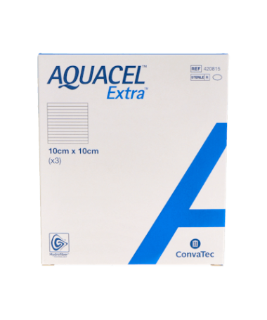 AQUACEL EXTRA APOSITO HIDROCOL 10X10 3U – foto del producto aquacel extra aposito