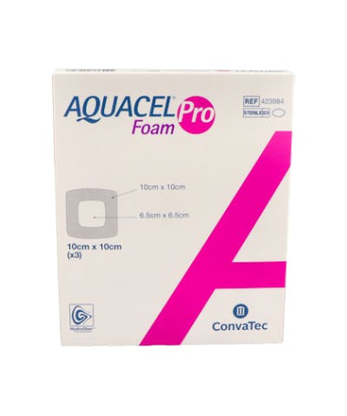 AQUACEL FOAM PRO 10X10 CMS 3UD – foto del producto aquacel foam pro