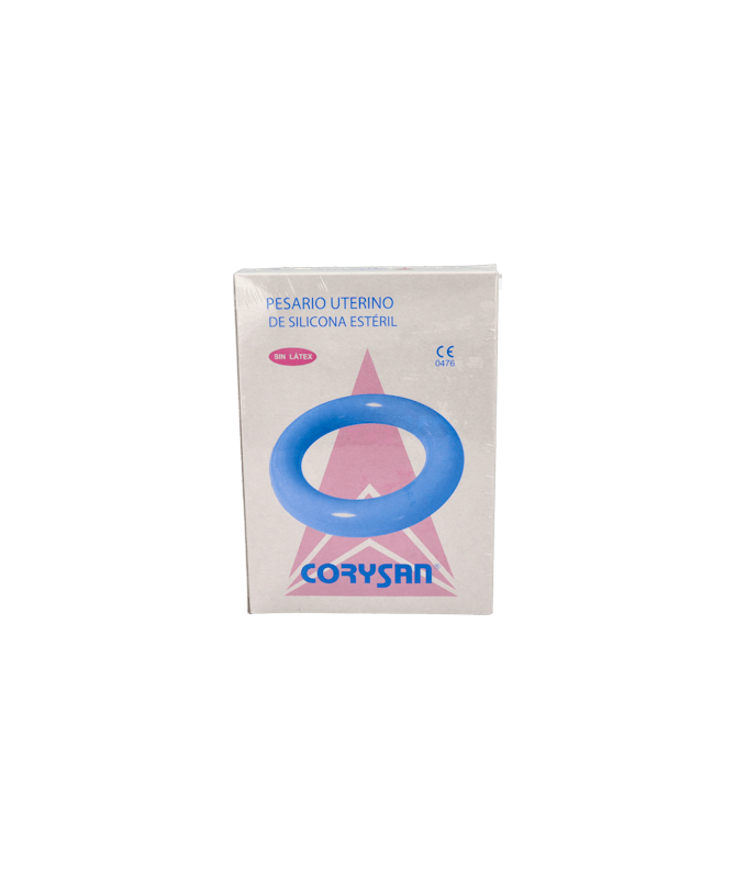 PESARIO UTERINO SILICONA CORYSAN 80 MM – foto del producto tejido pesario uterino
