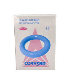 PESARIO UTERINO SILICONA CORYSAN 80 MM – foto del producto tejido pesario uterino