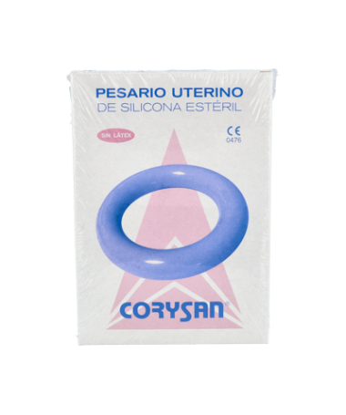 PESARIO UTERINO SILICONA CORYSAN 90 MM. – foto del producto tejido pesario uterino