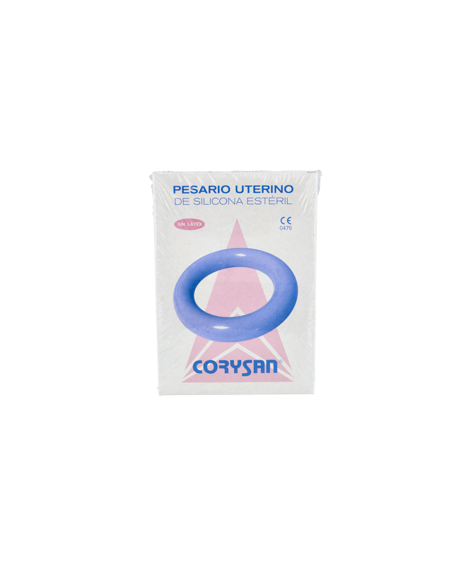 PESARIO UTERINO SILICONA CORYSAN 90 MM. – foto del producto tejido pesario uterino