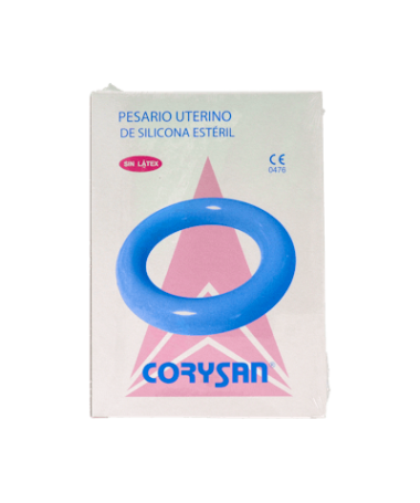 PESARIO UTERINO SILICONA CORYSAN 55 MM. – foto del producto tejido pesario uterino