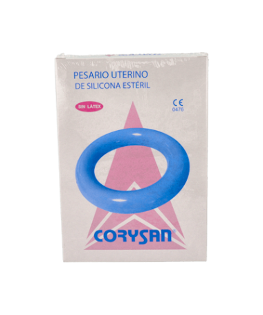 PESARIO UTERINO SILICONA CORYSAN 75 MM. – foto del producto tejido pesario uterino