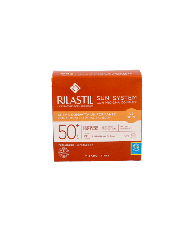 SUN SYSTEM 50+ COMPACTO DORE 10G – foto del producto cada sun system SUN SYSTEM 50+ COMPACTO DORE 10G – foto del producto cada sun system
