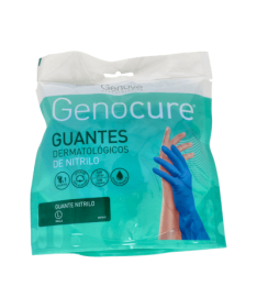 GENOCURE GUANTES DERMAT NITRILO L/T8 2UN – foto del producto cada genocure guantes