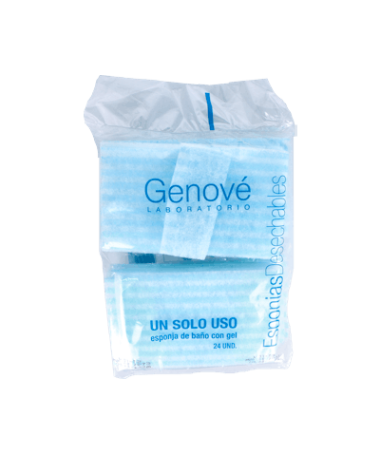 GENOVE ESPONJA GEL 1 SOLO USO 24 UNID – foto del producto cada genove esponja