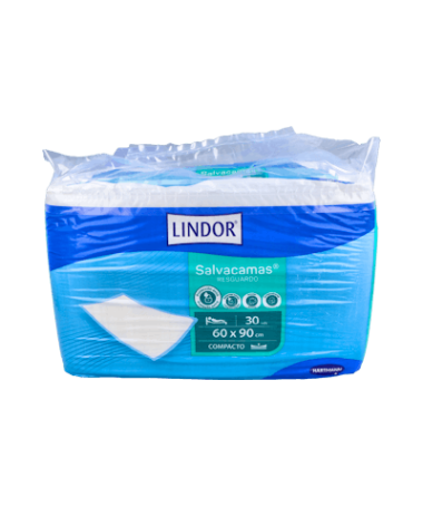 LINDOR SALVACAMAS 60X90 CM 30 U – foto del producto lindor salvacamas 60x90