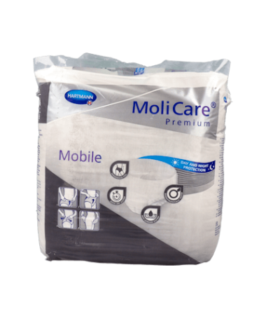 MOLICARE PAÑAL PREMIUM MOBILE 10D M – foto del producto tejido molicare pañal