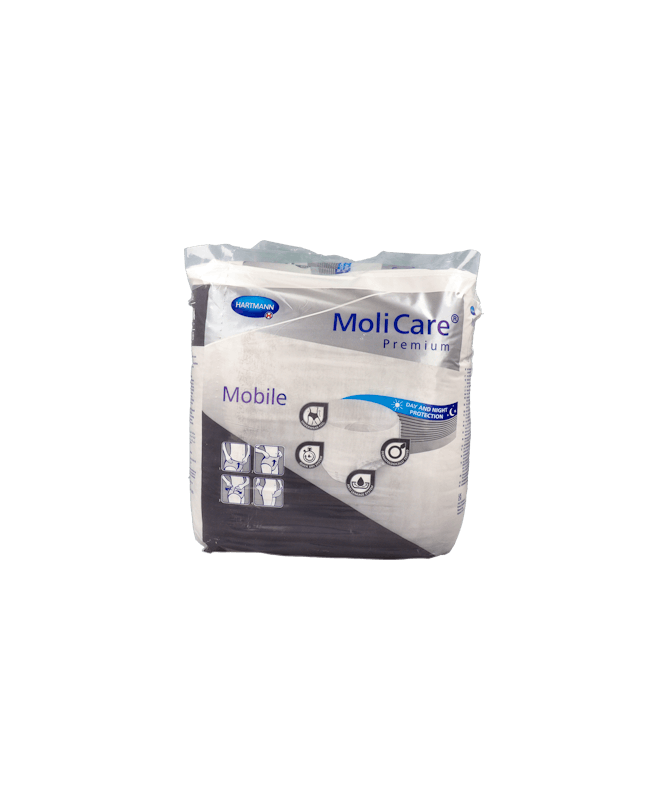 MOLICARE PAÑAL PREMIUM MOBILE 10D M – foto del producto tejido molicare pañal