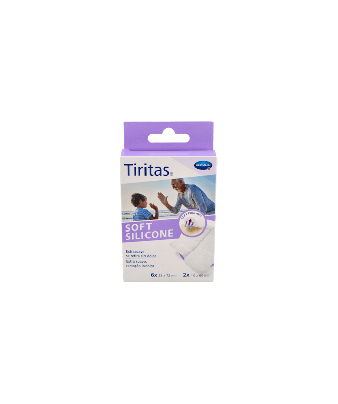 TIRITAS SOFT SILICONE APOS ADHES 6+2 UDS – foto del producto tejido adhesivo tiritas
