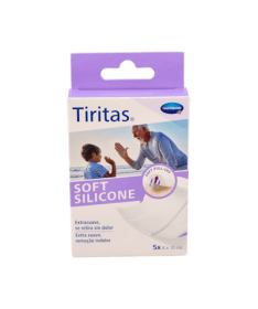 TIRITAS SOFT SILICONE AP ADHE 6x10CM 5UD – foto del producto tejido adhesivo tiritas