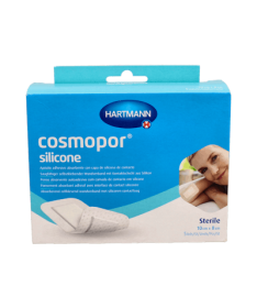 COSMOPOR SILICONE APOSITO EST 10X8CM 5U – foto del producto cada cosmopor silicone
