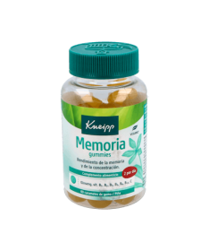 KNEIPP MEMORIA 60 GUMMIES SABOR PIÑA – foto del producto aceites kneipp memoria