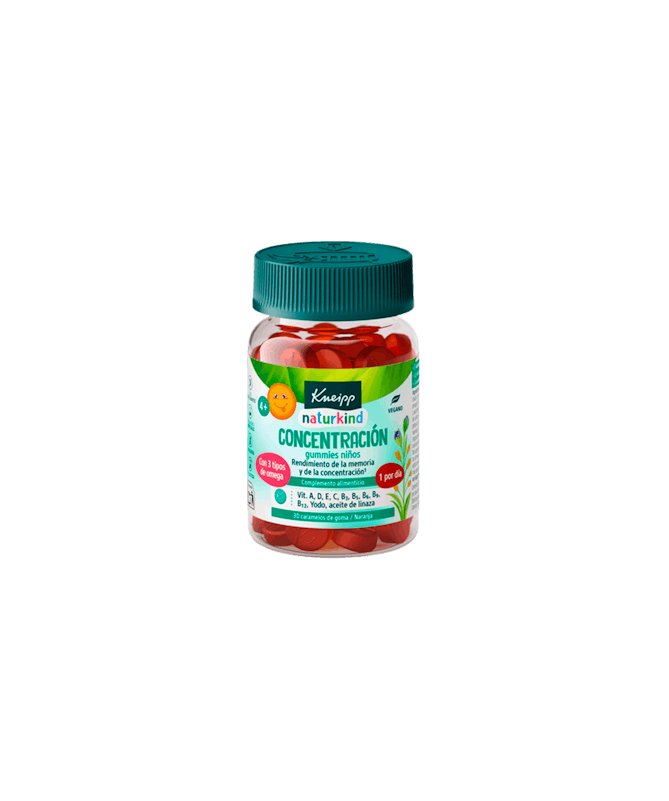 KNEIPP GUMMIES NIÑOS CONCENT 30 C NARANJ – foto del producto aceites kneipp gummies