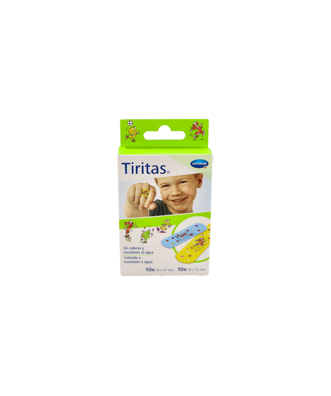 TIRITAS KIDS 20 UND. 2 TAMAÑOS – foto del producto cada tiritas kids