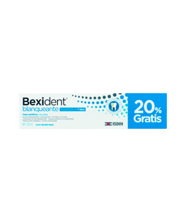 BEXIDENT BLANQUEANTE PASTA 125 ML – foto del producto pasta blanqueante dientes