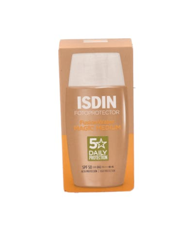 FP ISDIN SPF50 FW COLOR MEDIO 50ML – foto del producto isdin spf50 color