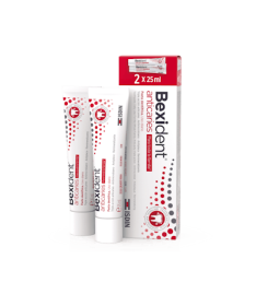 BEXIDENT SMILE GO ANTICARIES PASTA 2X25 – foto del producto cada bexident smile