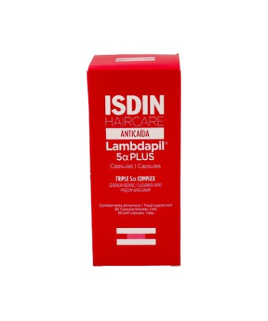 LAMBDAPIL ANTICAIDA 5ALFA PLUS 60 CAPSUL – foto del producto cada lambdapil anticaida