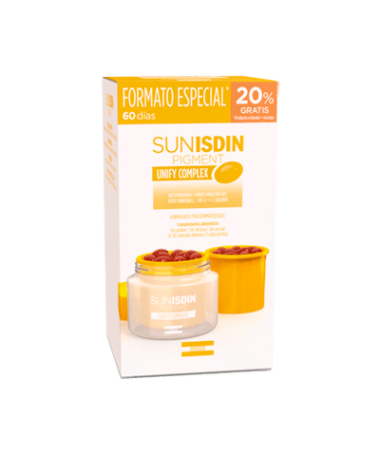 FP SUNISDIN PIGMENT DUPLO 60CAPS – foto del producto sunisdin pigment duplo