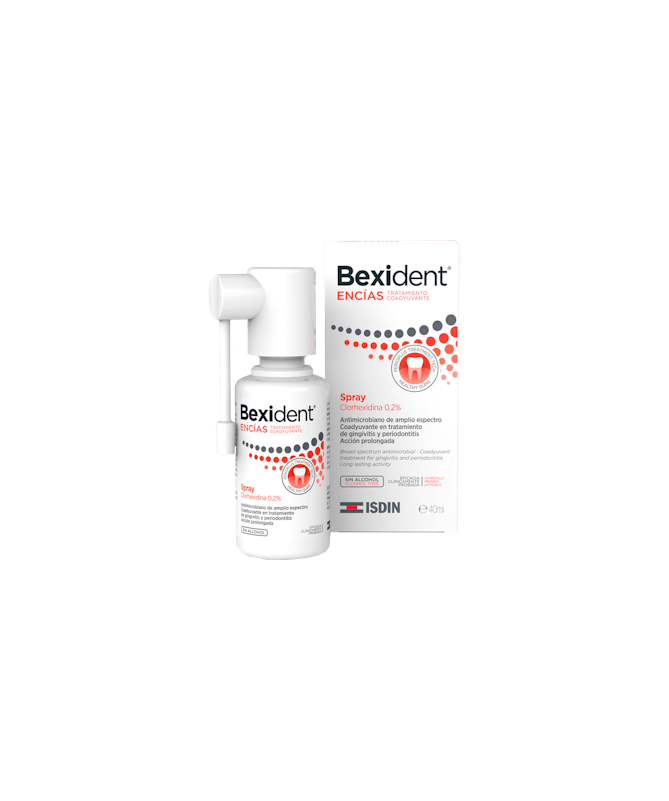 BEXIDENT ENCIAS SPRAY CON CLORHEX 40 ML – foto del producto cada bexident encias