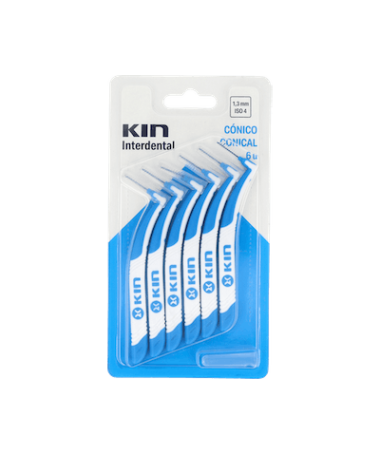 CEPILLO INTERDENTAL KIN CONICO 6 UDES – foto del producto cada cepillo interdental