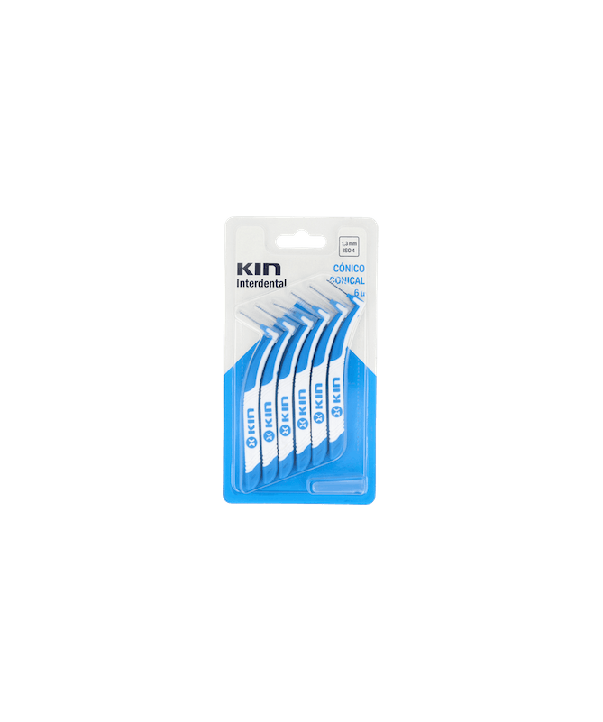 CEPILLO INTERDENTAL KIN CONICO 6 UDES – foto del producto cada cepillo interdental CEPILLO INTERDENTAL KIN CONICO 6 UDES – foto del producto cada cepillo interdental