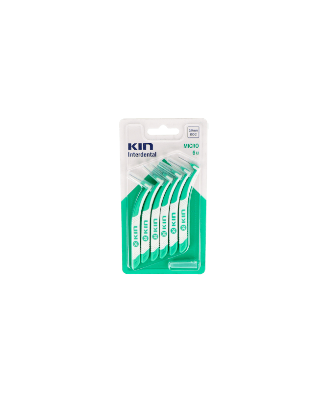 CEPILLO INTERDENTAL KIN MICRO 6 UDES – foto del producto cada cepillo interdental