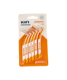 CEPILLO INTERDENTAL KIN SUPERMICRO 6 UD – foto del producto cada cepillo interdental