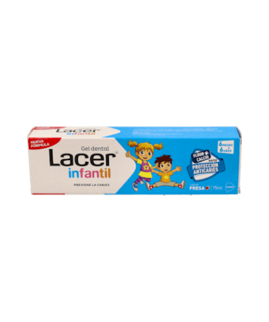 LACER INFANTIL GEL DENTAL FRESA 75 ML – foto del producto lacer infantil gel