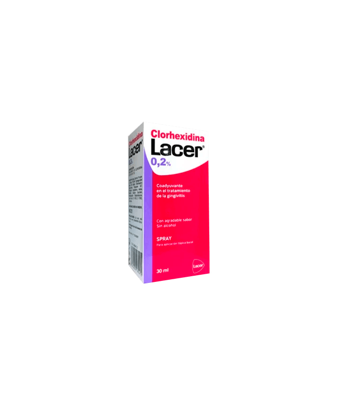 LACER CLORHEXIDINA 0.2% SPRAY 30 ML – foto del producto lacer clorhexidina spray