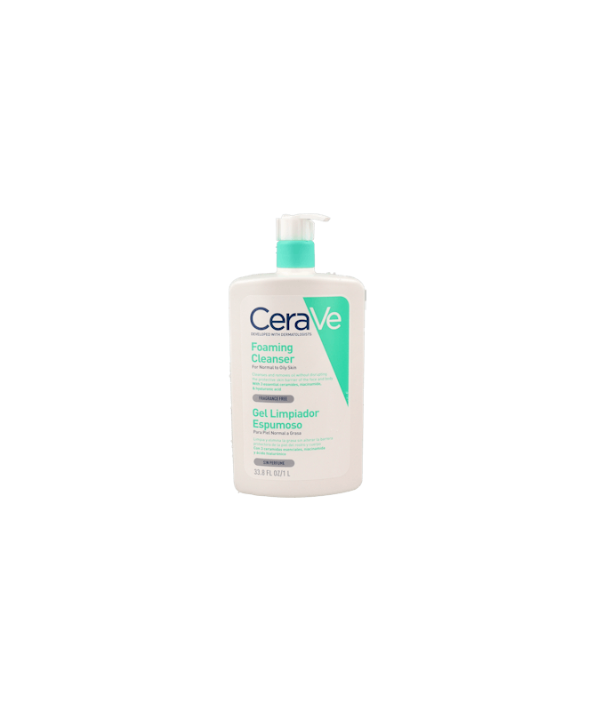 CERAVE GEL LIMPIADOR ESPUMOSO 1 L – foto del producto cada cerave gel CERAVE GEL LIMPIADOR ESPUMOSO 1 L – foto del producto cada cerave gel