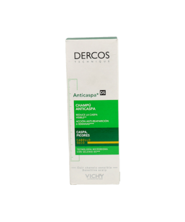 DERCOS CHAMPU ANTICASPA SECA – foto del producto cada dercos champu