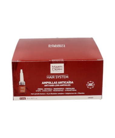MARTIDERM AMPOLLAS ANTICAIDA 14 UD 3 ML – foto del producto complejo martiderm ampollas