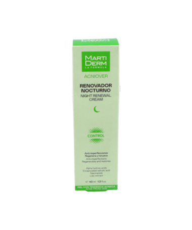 MARTIDERM ACNIOVER RENOVADOR NOCT 40ML – foto del producto cada martiderm acniover