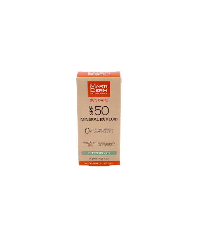 MARTIDERM SUNCARE MINERAL D 50ML SPF 50 – foto del producto cada martiderm suncare