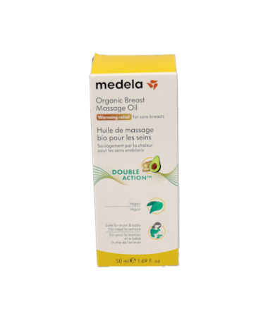 ACEITE ORGANICO MASAJE PECHO MEDELA 50ML – foto del producto cada aceite organico