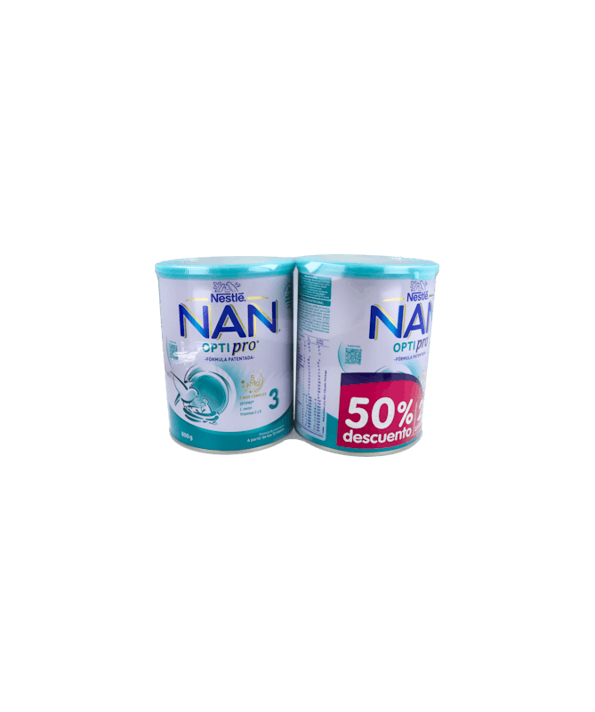 NAN 3 DUPLO 2X800 GR (2ª UD AL 50%) – foto del producto nan duplo 2x800