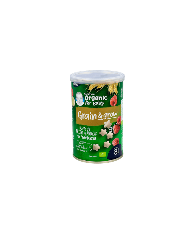 GERBER PUFF SNACK ORGANIC CER-FRAM 1x35G – foto del producto cada gerber puff GERBER PUFF SNACK ORGANIC CER-FRAM 1x35G – foto del producto cada gerber puff