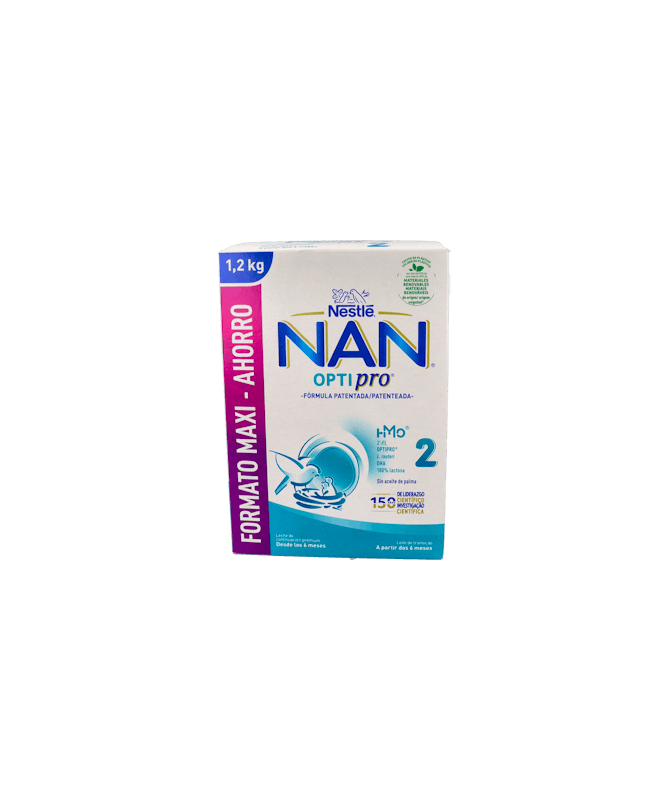 NAN OPTIPRO 2 BiB 6x(2x600g) ES – foto del producto nan optipro bib NAN OPTIPRO 2 BiB 6x(2x600g) ES – foto del producto nan optipro bib