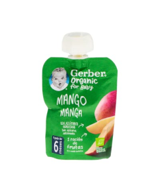 GERBER POUCH ORGANIC MANGO 90G – foto del producto cada gerber pouch