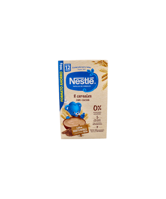 NESTLE PAPILLA 8 CERE CACAO 725 GR – foto del producto cada nestle papilla