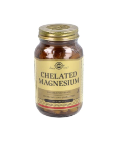 MAGNESIO QUELADO 100 COMP SOLGAR – foto del producto cada magnesio quelado