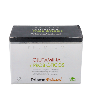 GLUTAMINA+PROB PREMIUM 30 STICK PRISMA – foto del producto cada glutamina prob