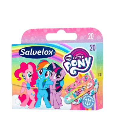 SALVELOX APOSITO ADH MY LITTLE PONY 20U – foto del producto cada salvelox aposito